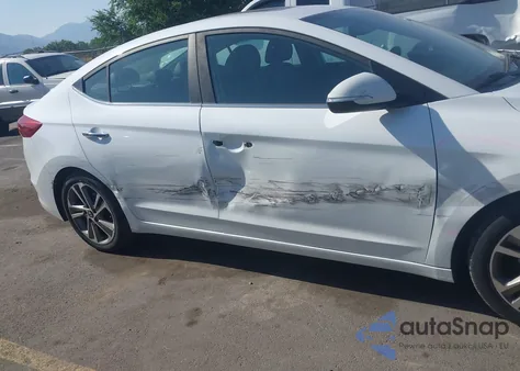 2017 Hyundai Elantra Limited из США, поврежденный, VIN 5NPD84LF0HH032690